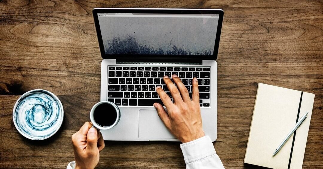 Remote work computer and desk